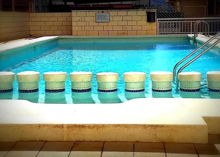 Playa 100 M Del Mar Piscina Parking *